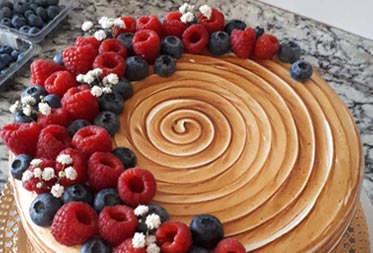 Ganache Champagne com Frutas Vermelhas