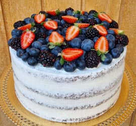 Semi Naked e Naked Cake