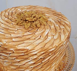 Bolo Doce de Leite com Nozes