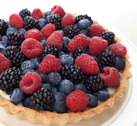 Torta de Frutas Vermelhas