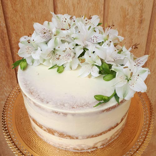 Bolo Decorado Semi Naked