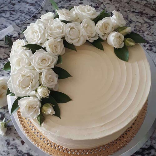 Bolo Decorado Flores